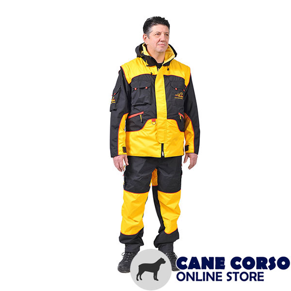 Dog Bite Suit of Water Resistant Membrane Fabric for Training