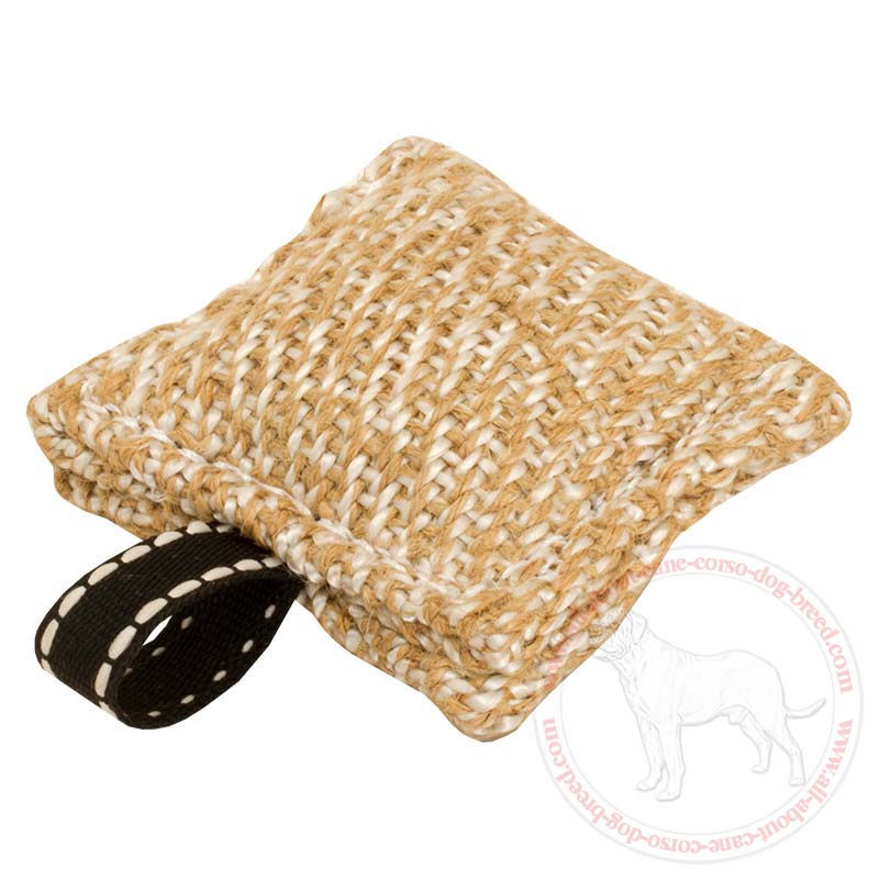 Strong Dog Bite Tug Jute Pet Chew Bite Toys Dogs Training 2