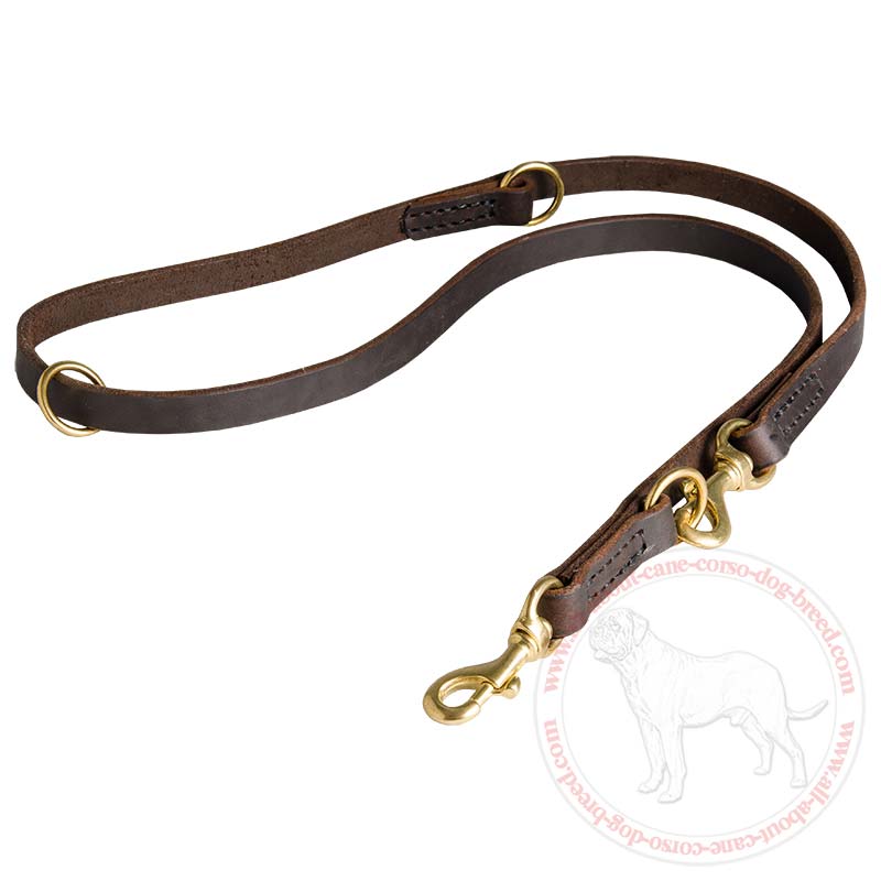 Multipurpose Leather Dog Leash